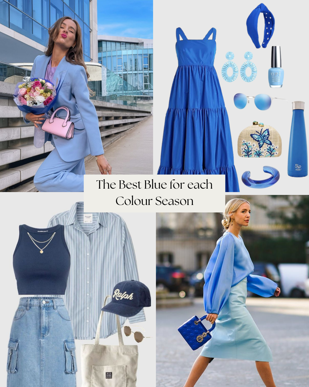 The Best Blue for Each Colour Season